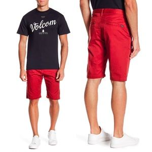 Volcom V-Monty Modern Fit Chino Shorts